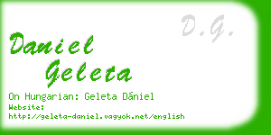 daniel geleta business card